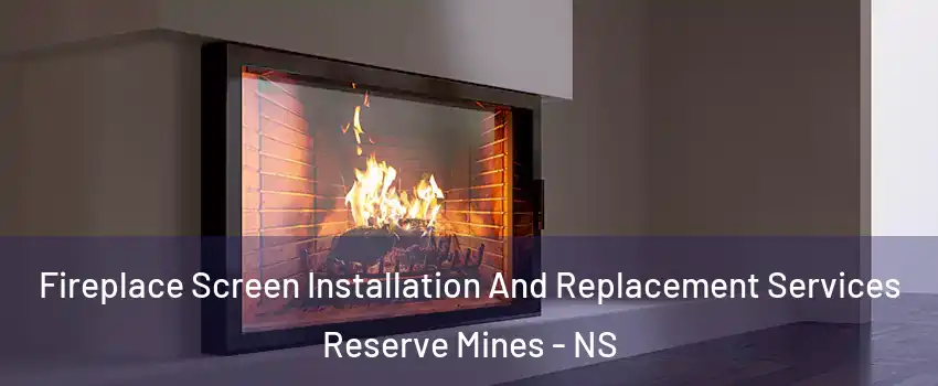 Fireplace Screen Installation And Replacement Services Reserve Mines - NS