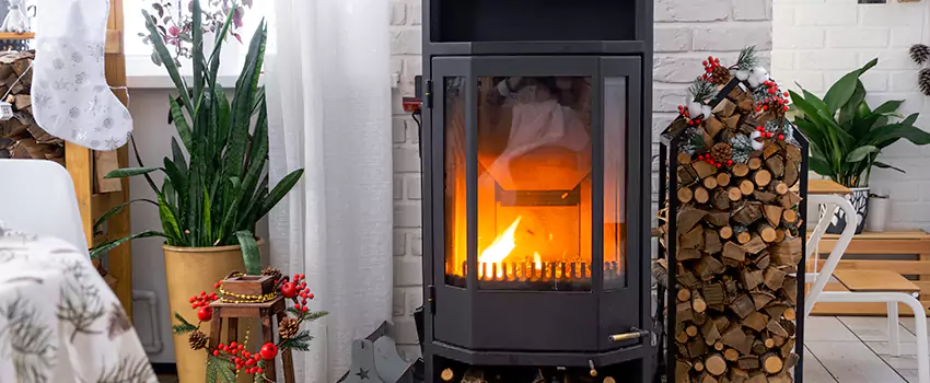 Thelin Hearth Products Direct Vent Gas Stove Fireplace Inspection in Dominion, NS